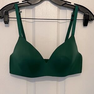 AUDEN Women’s Dark Green The Bliss Push Up Bra Size 34D
